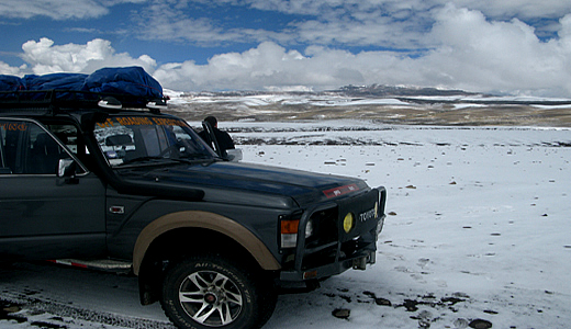 4WD on Nevado Mismi