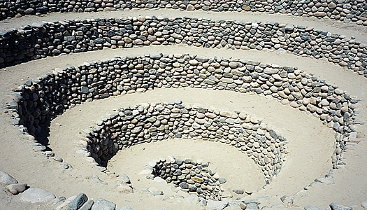Aqueduct Window Near Of Nazca