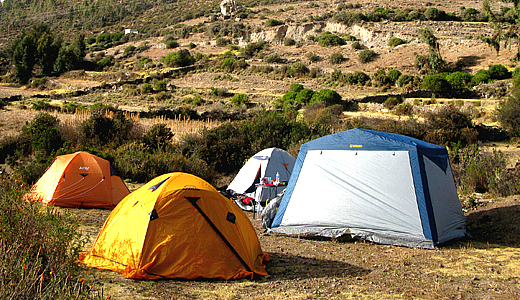Camping In The Colca Canyon
