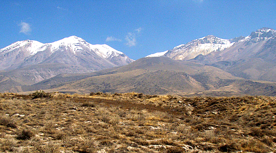 Chachani Mountain Near Of Arequipa