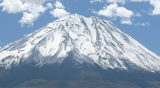 Conical Form Of Misti Volcano - Arequipa