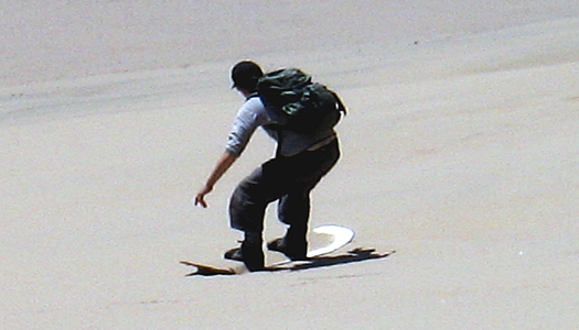 Sand Ski On Cerro Blanco Sand Dune